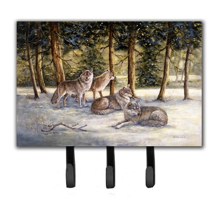 Jensendistributionservices Wolves by Daphne Baxter Leash or Key Holder MI1719857